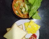 Hình bước làm 3 của món Sandwich chay (veggie sandwich)