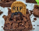 Foto del paso 4 de la receta: BROWNIE MONSTRUOSOS DE HALLOWEEN🎃❤️