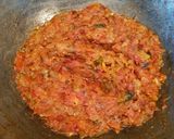 A picture of step 5 of Tomato Thokku.