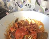 Foto langkah ke 5 dari resep Kepiting Saos Tiram (Pedas).