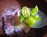 A picture of step 2 of Beef handi matka gosht.
