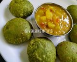 பாலக் கீரை பூரி (Palak Boori Recipe in Tamil) ரெசிபி ஸ்டேப் 6 புகைப்படம்