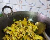 A picture of step 5 of Aloo Gobhi.