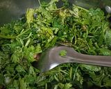 A picture of step 2 of Khandeshi Mirchicha Thecha (Hot and Spicy).