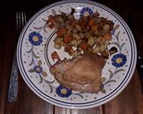 Foto del paso 2 de la receta: Pata muslo con papa y zapallo anco