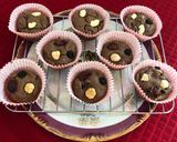 A picture of step 6 of Nutella Brownie Cupcakes.