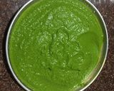 A picture of step 7 of Palak paneer.