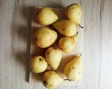 Une image de l'étape 1 de Tatin de poires et zeste de citron Bio.