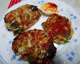 Foto del paso 6 de la receta Mini hamburguesa de coliflor