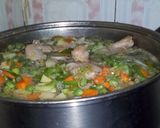 A picture of step 3 of Chicken vegetable soup.