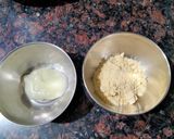 A picture of step 1 of Winter drink - Gram flour letti.