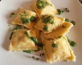 Foto del paso 7 de la receta: Raviolones de marisco, con salsa de Spirulina. #panal