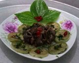 Hình bước làm 2 của món Chim én xào cà