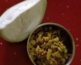 বড়ি দিয়ে লাউ ভাজি (bori diye aloo bhaji recipein Bengali) রেসিপি ধাপ - 4 ছবি