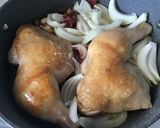 Foto del paso 1 de la receta Contramuslos de pollo con jamón y mostaza al brandy