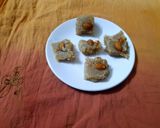 A picture of step 11 of Coconut burfi.
