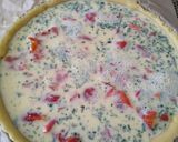 Une image de l'étape 3 de Quiche tomate basilic.