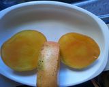 A picture of step 2 of Mango fruit cut# my mum's contest#.