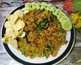 Foto langkah ke 3 dari resep Mie Tek Tek (#PR_HomeMadeStreetFood).