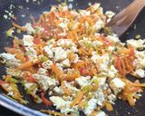 Foto del paso 2 de la receta: Repollo rehogado con tofu