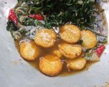 Foto langkah ke 3 dari resep Oseng kangkung tofu udang.
