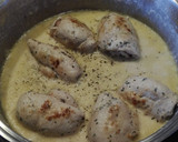 Foto del paso 3 de la receta: Pechuga de pollo con mouse de foie, a las finas hierbas