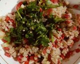 A picture of step 2 of Quinoa salad 🥗.