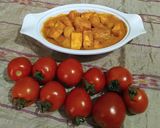 A picture of step 6 of Paneer Potato Curry.