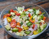 A picture of step 2 of Boiled Lobia Salad with Lemon Balsamic Dressing.