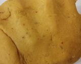 A picture of step 2 of Rajasthani gatta pulav.