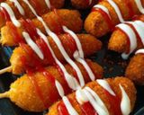 Foto langkah ke 5 dari resep Corndog Ekonomis.