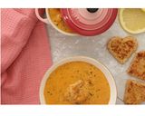 A picture of step 10 of Velvety Prawn Coconut Curry Soup.