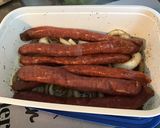Une image de l'étape 5 de Merguez aux oignons épicés.