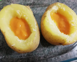 Foto del paso 3 de la receta: Patatas rellenas de crema de calabaza con champiñones