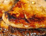 Une image de l'étape 5 de Côte de porc marinée miel et vinaigre balsamique.