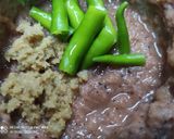 A picture of step 2 of Stuffed eggplant with spinach gravy.