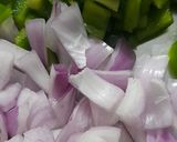 A picture of step 1 of Chili Garlic Tofu.