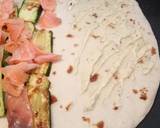 Piadina zucchine e salmone