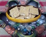 A picture of step 8 of Till & coconut gud patti (chikki).