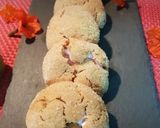 A picture of step 8 of Chewy marshmallow cookies.