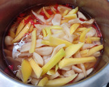 Foto langkah ke 4 dari resep Manisan Salak Mangga Apel.