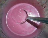 A picture of step 2 of Red Velvet Crepes.
