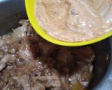 A picture of step 4 of Beef biryani.