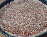 Foto del paso 4 de la receta: 29. Tarta de carne relleno tipo lahmacun 🍕🇹🇷 tarta versión pizza de carne turca