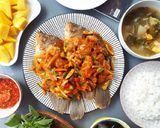 Foto langkah ke 9 dari resep Gurame Asam Manis.