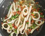 Foto del paso 1 de la receta Arroz con calamares y langostinos