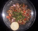 A picture of step 4 of Chana jor.