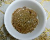 A picture of step 3 of Agar Agar dates pudding.
