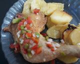 Foto del paso 5 de la receta: Pollo y papas al horno super jugosa 😍