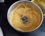 A picture of step 5 of Mango pizza dhokla.